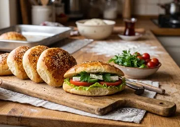 Beslenme çantalarının vazgeçilmezi olacak! Poğaça sandviç tarifi