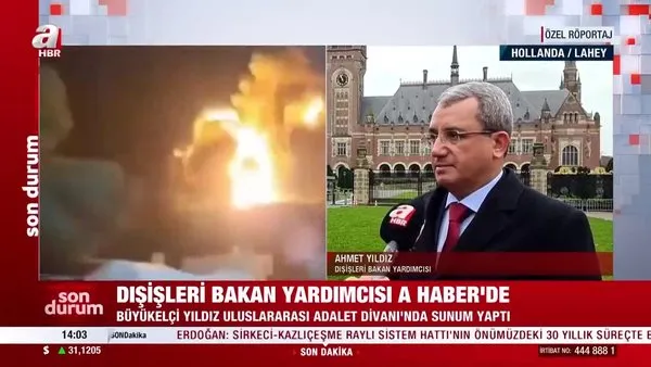 Dışişleri Bakan Yardımcısı Ahmet Yıldız A Haber’de: 