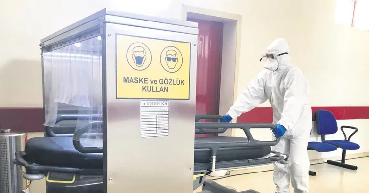 Sedyelere dezenfeksiyon kabini