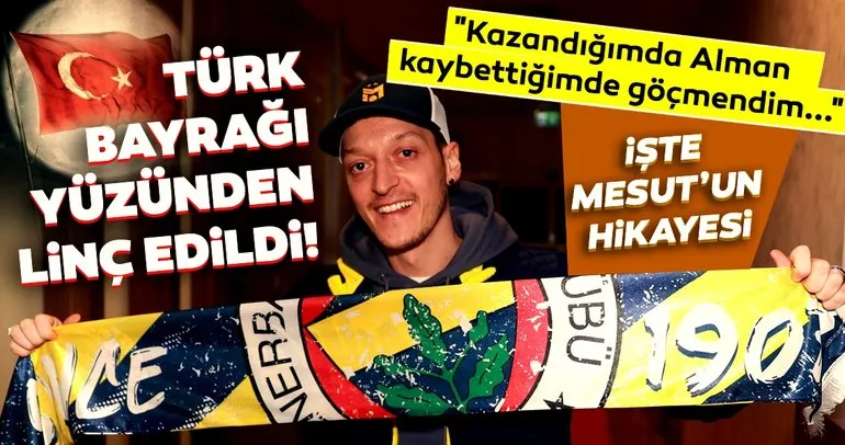 İşte Fenerbahçenin yeni yıldızı Mesut Özilin hikayesi! Kazandığımda Alman kaybettiğimde göçmendim...