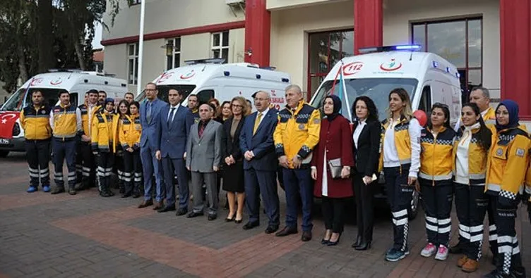 Aydın’a 6 yeni ambulans