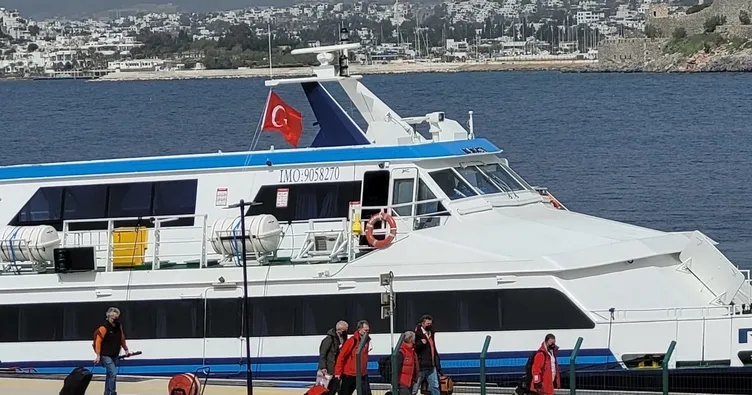Kos-Bodrum feribot seferleri başladı