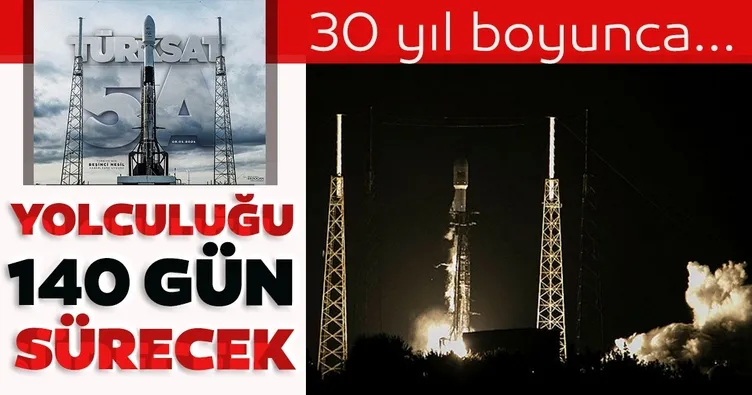 Türksat 5A’nın yolculuğu 140 gün sürecek