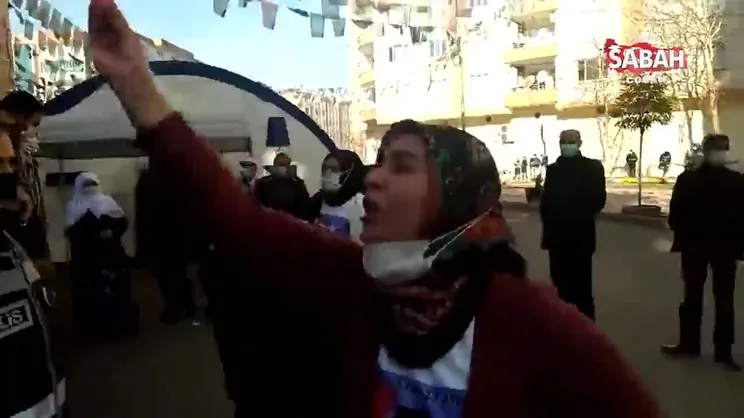 Evladı kaçırılan anne HDP önünde haykırdı: Benim Ceylan'ımın özgürlüğü nerede? | Video