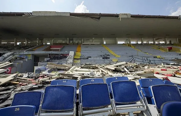 Ankara 19 Mayıs Stadı'nın yıkım işlemi sürüyor