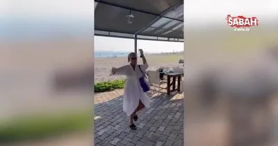 Hülya Avşar’ın plajda dans şovu gündem oldu | Video
