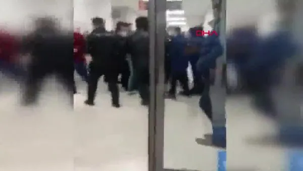 İstanbul'da hamile hemşireye saldırı anları kamerada