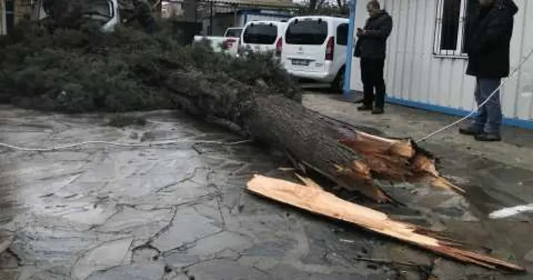 Çanakkale’de sağanak ve şiddetli rüzgar
