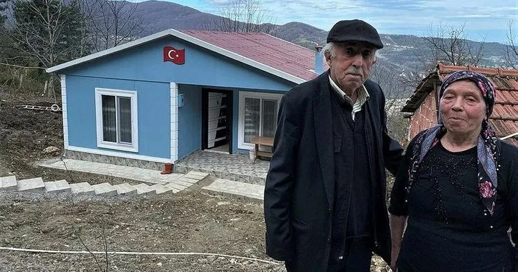 Selzede çift, yeni evine kavuştu