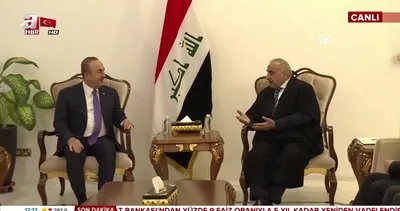 Dışişleri Bakanı Mevlüt Çavuşoğlu Irak’ta