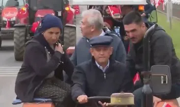 Özgür Özel’in traktör şovu ’yalan’ traktör vaadini hatırlattı: Korumalarla geldi, güvenlik önlemleri eşliğinde sürdü