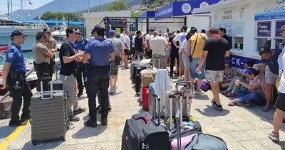 Fethiye’den Rodos Adası’na gitmek isteyen tatilciler mağdur oldu