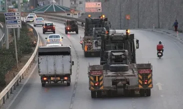 Suriye sınırına askeri araç sevkiyatı