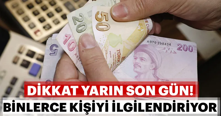 Yeniden yapılandırma için son gün yarın
