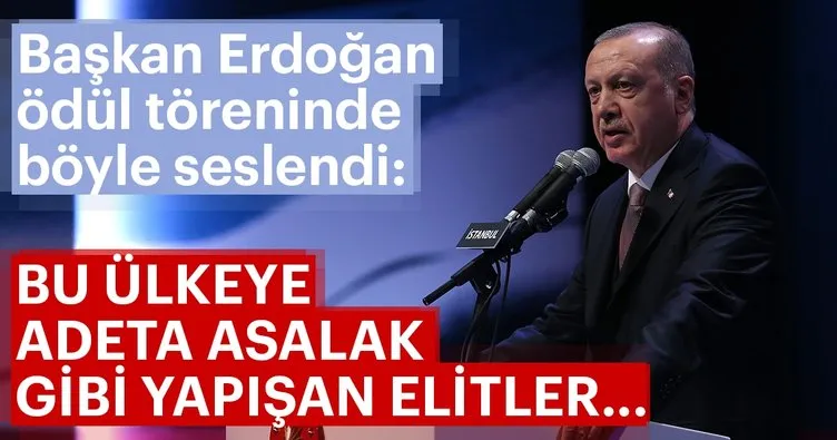 Başkan Erdoğan'dan 'kültür hayatı' eleştirisi