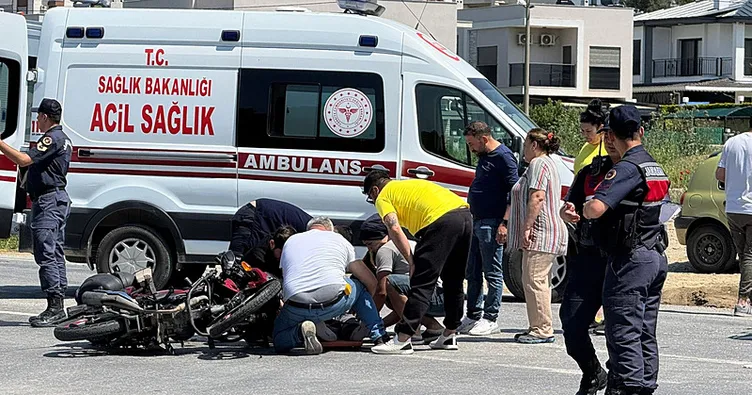 Kuşadası’nda motosiklet kazası: 2 yaralı