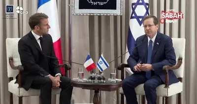 Fransa Cumhurbaşkanı Macron, İsrail’de | Video