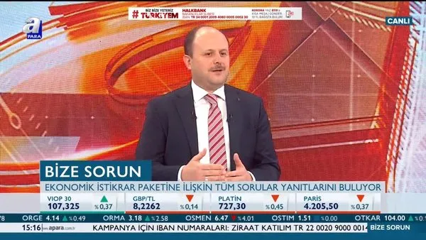 Ziraat Katılım Genel Müdürü Metin Özdemir'den canlı yayında önemli açıklamalar (3 Nisan 2020 Cuma) | Video