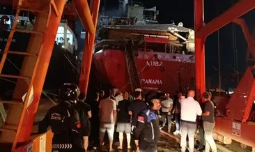 İstanbul Tuzla’da bakıma alınan bir gemide yangın çıktı