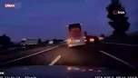 Aniden şerit değişti: Kazaya neden oldu!