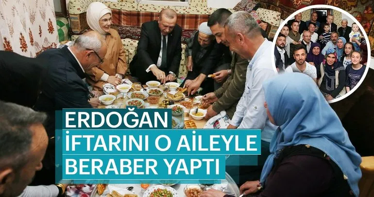 Erdoğan çifti, Sargın ailesinin evine misafir oldu