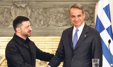 Zelenski, Atina’da temaslarda bulundu