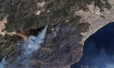 MSB paylaştı: Manavgat ve Marmaris’teki yangınları keşif uyduları böyle görüntüledi...