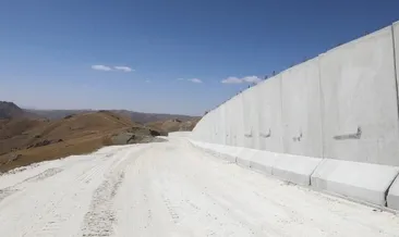 Sınırda duvar çalışmaları hız kazandı