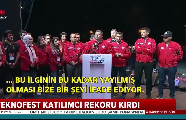 TEKNOFEST katılımcı rekoru kırdı!