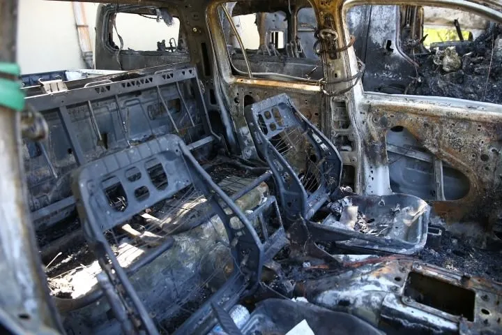 FETÖ'cü hainler 15 Temmuz gecesi polis araçlarını bu hale getirdi