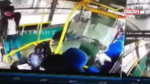 Kocaeli'de HES kodu uyarısı yapan halk otobüsü şoförünü darbettiler | Video