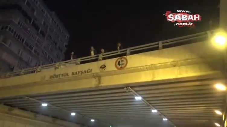 Alt geçide atlayan kadın, ağır yaralandı