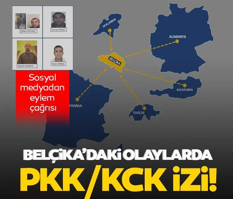 Belçika olaylarında PKK/KCK izine rastlandı