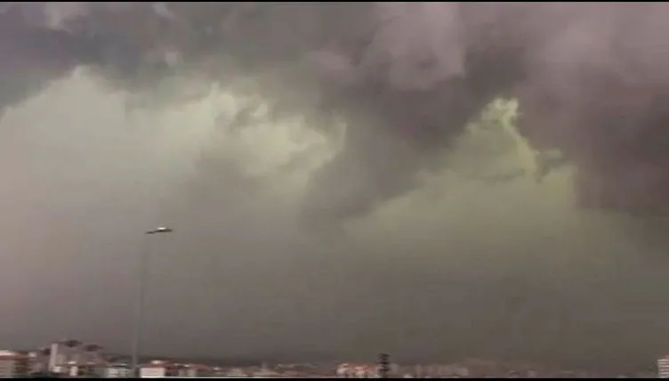 SON DAKİKA: Ankara’yı sağanak vurdu! Yağışlardan önce görülen yeşil bulutların gizemi çözüldü