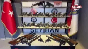 Adana’da 54 ruhsatsız silah ele geçirildi, 373 şahıs yakalandı | Video