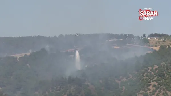 Çanakkale’de 3 gündür devam eden orman yangınına müdahale devam ediyor | Video