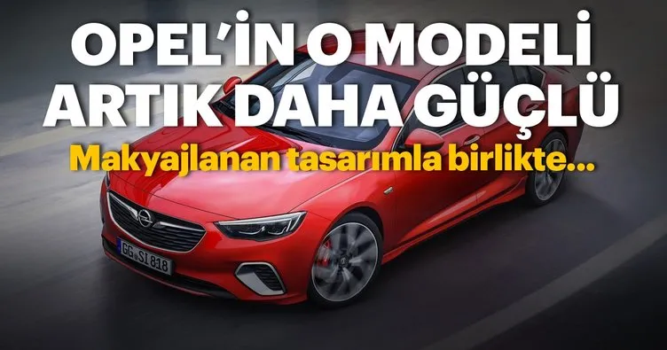 Opel Insignia artık daha güçlü