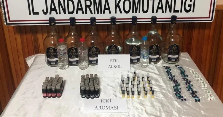 Zonguldak’ta jandarmadan etil alkol operasyonu