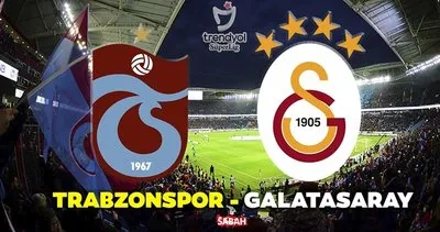 Trabzonspor Galatasaray maçı canlı takip et | Süper Lig Trabzonspor Galatasaray maçı canlı anlatım ekranı