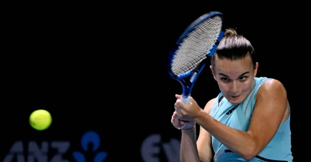 Milli tenisçi Zeynep Sönmez, Avustralya Açık elemelerinde 2. tura ...