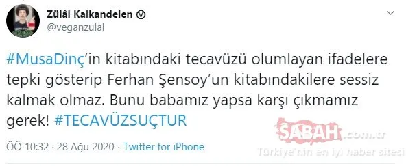 Son dakika haberi: Musa Dinç'in ardından bir skandal daha! Ferhan Şensoy'un kitabında yer alan ifadeler büyük tepki çekti!