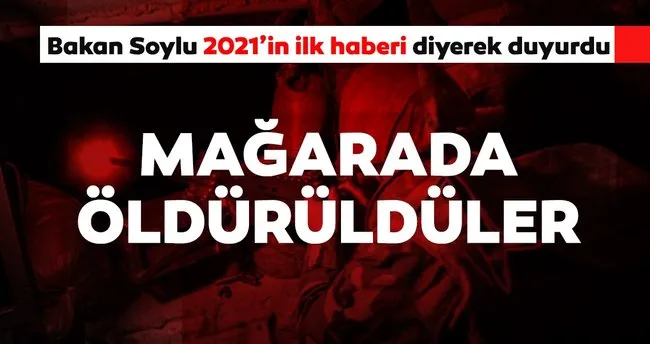 Son dakika: Bakan Soylu açıkladı! Gabar dağında 5 terörist etkisiz hale getirildi