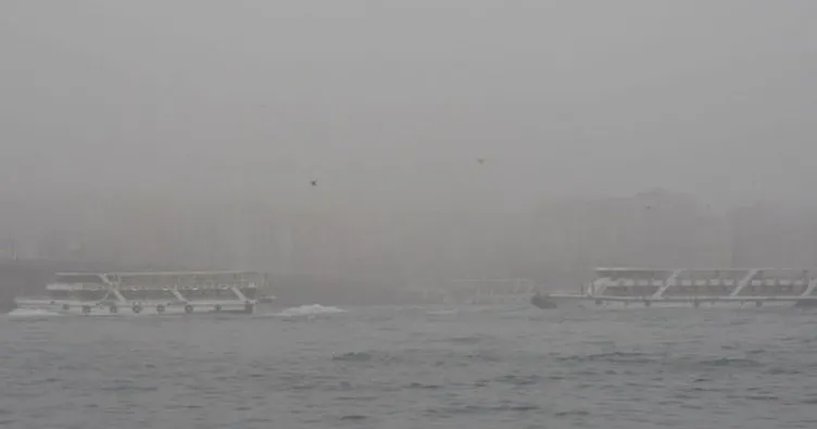 Deniz ulaşımına sis engeli