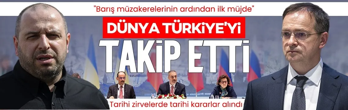 Dolmabahçe’de barışa ilk adım