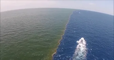 İki denizin karışmadığı yer! Gizem ortaya çıktı...