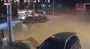 Drift yapan sürücünün otomobiline tabure fırlattı | Video