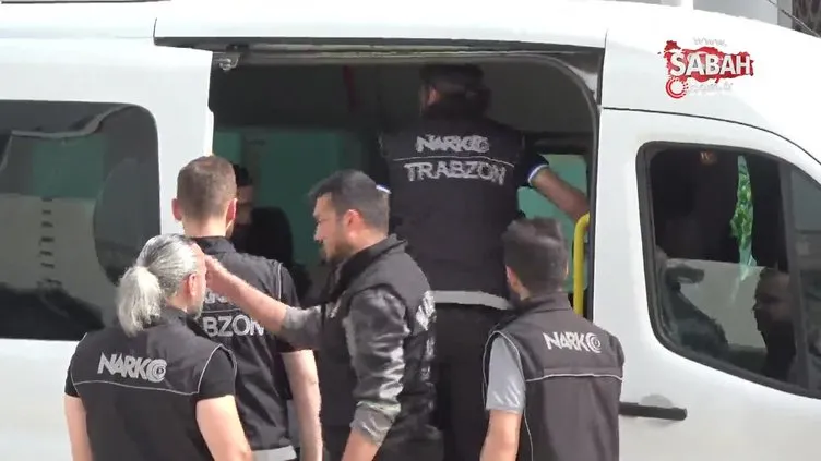 Trabzon'da uyuşturucu tacirlerine operasyon: 6 gözaltı