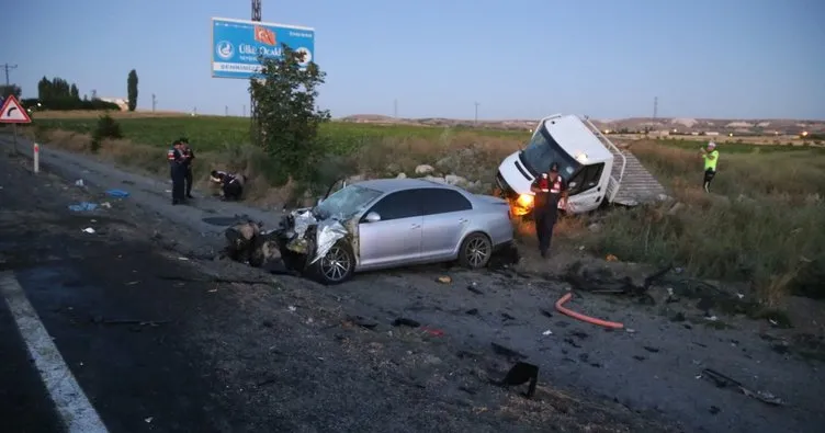 Nevşehir’de zincirleme trafik kazası: 2’si çocuk 5 yaralı