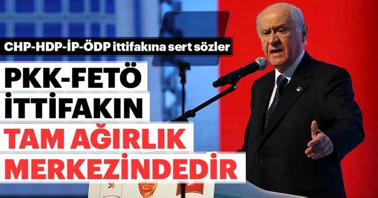 MHP lideri Devlet Bahçeli'den zillet ittifakına çok sert tepki!