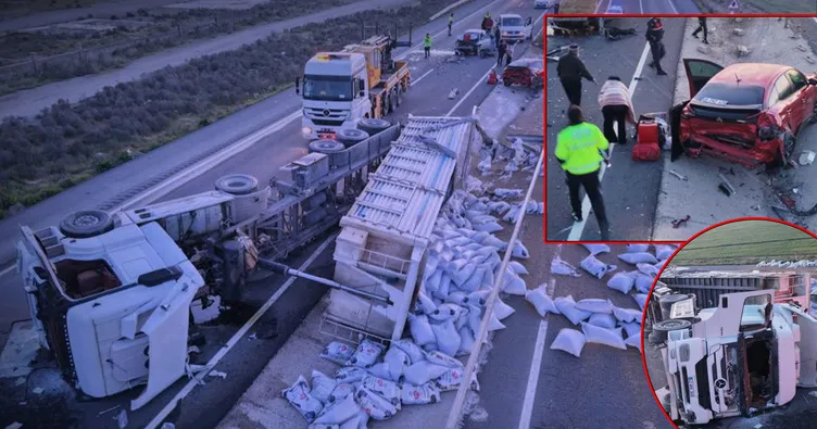 Aksaray’da akılalmaz zincirleme kaza! Yardım etmek için duran araca başka araç çarptı: 6 yaralı